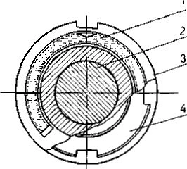 Sketch of the spirit level mounted on the bar